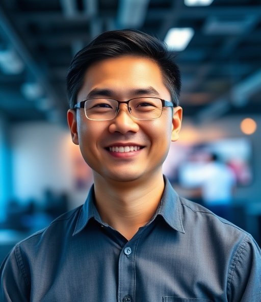 芒果影视技术副总裁王志宏个人肖像照片
